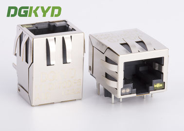 Sola Rj45 Ethernet Jack integró el transformador/la obstrucción común del modo, Og/Y llevado