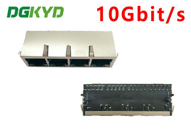 los conectores múltiples del puerto de 10G RJ45, Ethernet protegieron Rj45 el conector Jack modular