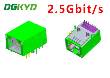 2.5Gbit/conector de Ethernet de s RJ45, grado industrial Rj45 modular Jack del alto rendimiento