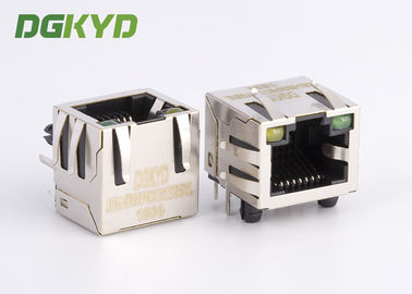 KRJ - el metal 56S8P8C1X1YGENL protegió el conector de Rj45 Jack sin el transformador