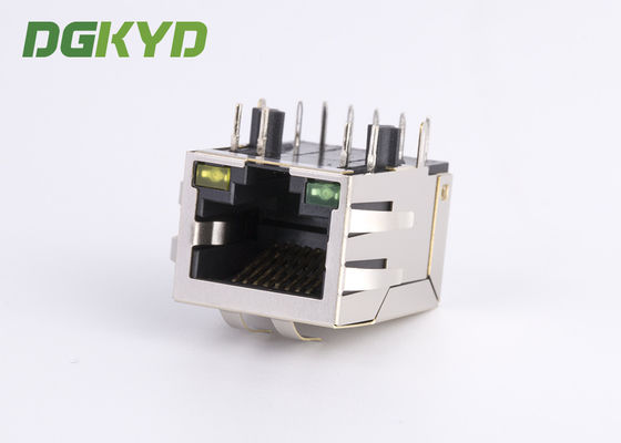 1 Port Intergrated Magnetics RJ45 Jack With Transformer 1000 Megabit Netowrk Connector