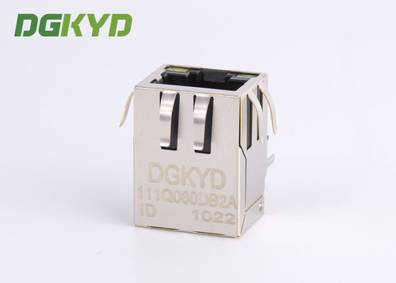 1 Port Intergrated Magnetics RJ45 Jack With Transformer 1000 Megabit Netowrk Connector