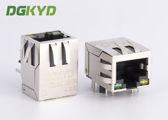 1 Port Intergrated Magnetics RJ45 Jack With Transformer 1000 Megabit Netowrk Connector