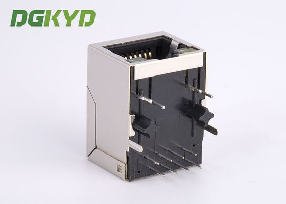 China Supplier Cat5 Megabit Integrated Magnetic RJ45 Connector Female Jack