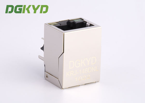 China Supplier Cat5 Megabit Integrated Magnetic RJ45 Connector Female Jack