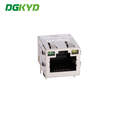 10/100 BASE Ethernet Cable Connection Female Jack 8P8C RJ45 With Transformer KRJ-SH105GYLENL