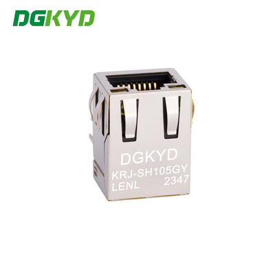10/100 BASE Ethernet Cable Connection Female Jack 8P8C RJ45 With Transformer KRJ-SH105GYLENL