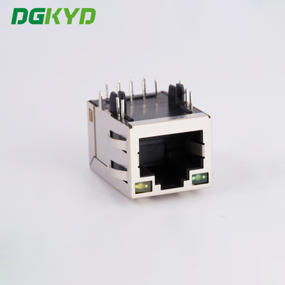 10/100 BASE Ethernet Cable Connection Female Jack 8P8C RJ45 With Transformer KRJ-SH105GYLENL