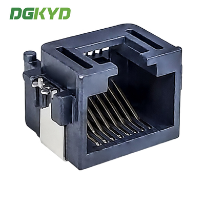 Single Port Sinking Plate 8.6 RJ45 Ethernet Connector SMD Interface Half Package Shielding DGKYDCB861188GWA5SB15133