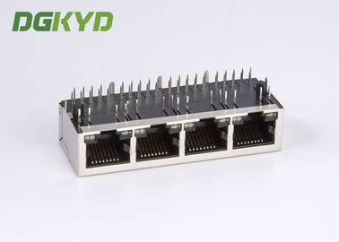 1000 BASE 1 * 4 Multi port RJ45 Modular jack gigabit Ethernet connectors