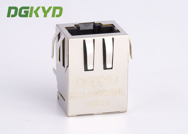 Standard cat 5 RJ45 ethernet connector with magnetic transformer customized