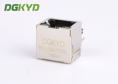 Customized Single Port Metal Shield Rj45 Keystone Jack Without Transformer