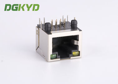 Customized Single Port Metal Shield Rj45 Keystone Jack Without Transformer