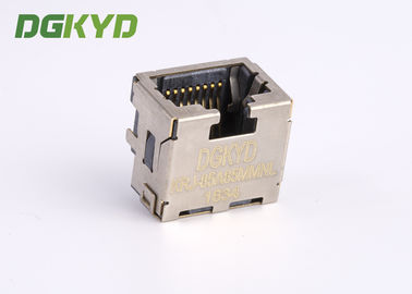 Custom Shield 8p8c SMD Rj45 Keystone Jack , Extra Low Profile Ethernet Connector KRJ-85A85MMNL