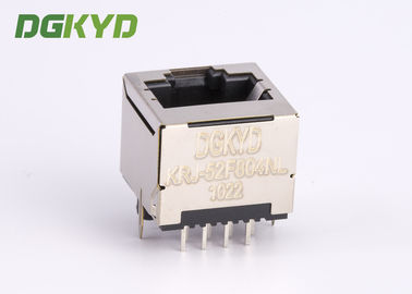 12.9mm Height Extra Low Vertical Insertion Rj45 Lan Jack Top Entry Keystone Jack