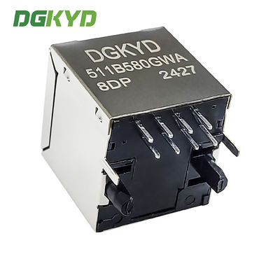 180 Degree Network Interface RJ45 Vertical Interface 100Mbps Ethernet Filter DGKYD511B580GWA8DP