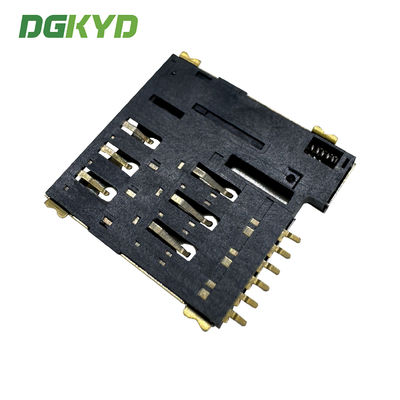 MICRO-SIM Card Holder PUSH 1.35H 6PIN Telephone Card Holder DGKYDSIM135H6A6A2Y3WS286