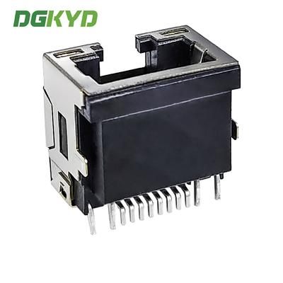 RJ45 Connector SMD Connector Sinking Board 8.5 With Light 8P8C Patch Type DGKYDCB851188AB1W6SB1075