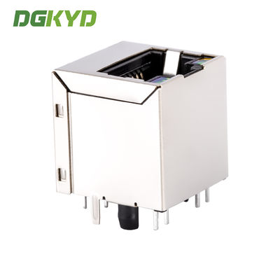 16.9MM height Cat5e Rj45 Lan Jack , vertical RJ45 modular jack with magnetic DGKYD511B083AB3A8D