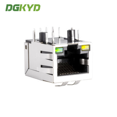 RJ45 interface industrial network port connector 8P8C with shielded shell DGKYD111B033DB1A1D