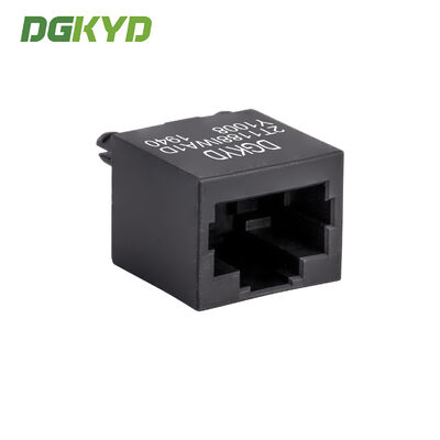 RJ45 vertical network interface 8P8C all plastic network socket DGKYD52T1188IWA1DY1008