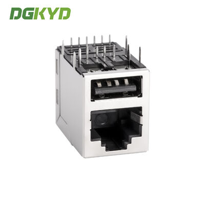 RJ45 with single USB 2.0 100Mbps connector 6U network interface DGKYD611B099GWWD009