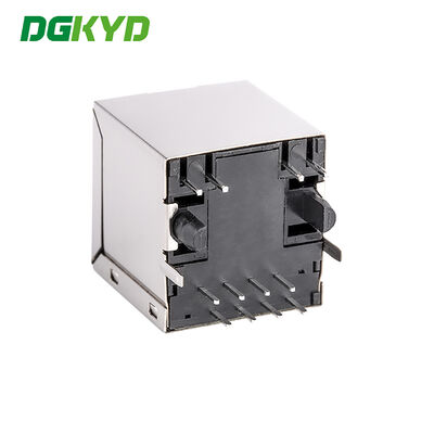 DGKYD511B084AB1A8D Vertical RJ45 Transformer 100Mbps Integrated Filter Crystal Head Up Network Interface
