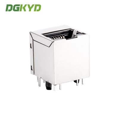 180 degree vertical RJ45 connector Gigabit network interface with shielded DGKYD511Q010AB2A8D