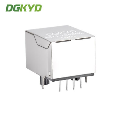 10/100 Base CAT5 Industrial Network Interface Shielded RJ45 Connector with Transformer