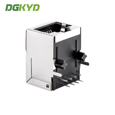 10/100 Base CAT5 Industrial Network Interface Shielded RJ45 Connector with Transformer