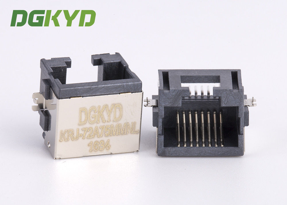 Shield Right Angle Extra Low Profile Rj45 Ethernet Connector, 8p8c Jack SMD KRJ-72A75MMNL
