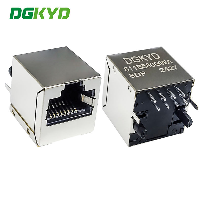 180 Degree Network Interface RJ45 Vertical Interface 100Mbps Ethernet Filter DGKYD511B580GWA8DP