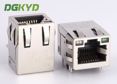Tab Up 100Mb RJ45 con el Magnetics integrado Jack For Ethernet Devices modular