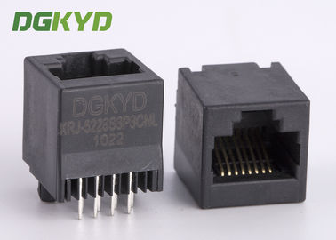 180 grados sin blindaje de la inserción RJ45 Jack 8p8c del zócalo trapezoidal superior de Ethernet