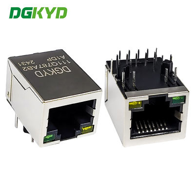 Conector 1000/BASE RJ45 con interfaz de red de puerto único Conector POE con filtro DGKYD111Q787AB2A1DP