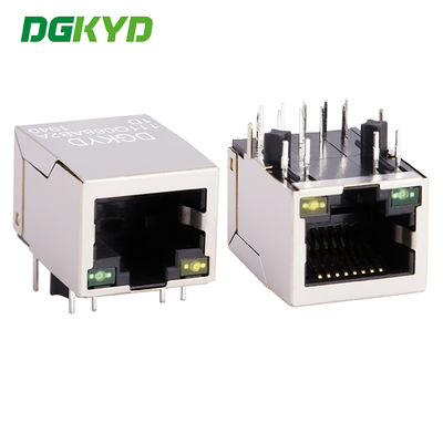 Interfaz de red RJ45 de puertos únicos Gigabit con luz LED y PIN 4.06 DGKYD111Q068AB2A1D