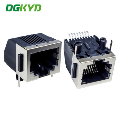Conector RJ45 5722 SMT 8P8C con oreja Medio paquete Puerto de malla blindado sin LED DGKYD5722E1188GWA26SB1359