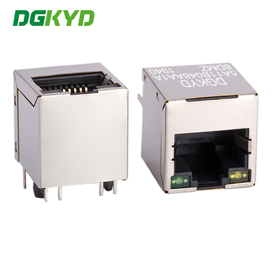RJ45 conexión Ethernet de 100 Mbps módulo 8P8C con superficie de ventana compacta DGKYD5A11B048AA1A8DMZ