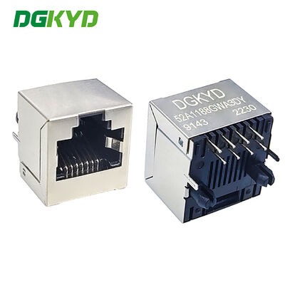 DGKYD52A1188GWA3DY9143 Conector RJ45 8P8C en línea de 180 grados