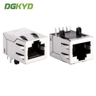 Conector Ethernet RJ45 con fuente de alimentación POE, toma de Ethernet industrial DGKYD211B039HWA4DP
