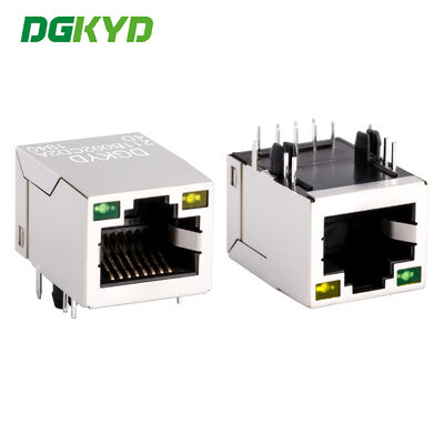 Conector RJ45 cristalino para interfaz Ethernet 100Mbps con transformador integrado DGKYD211B002CD2A4D