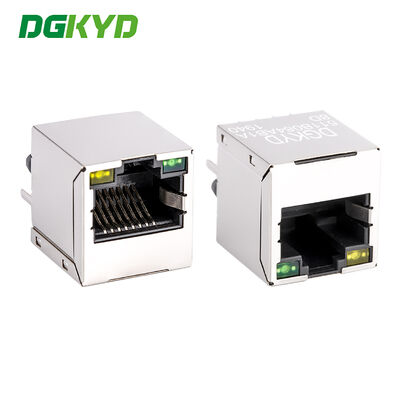 DGKYD511B084AB1A8D Transformador RJ45 Vertical 100Mbps Interfaz de red integrada de filtro de cristal hacia arriba