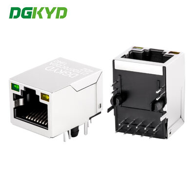 Conector RJ45 Gigabit Industrial con Chapado en Oro para Puerto Ethernet Interfaz de Red