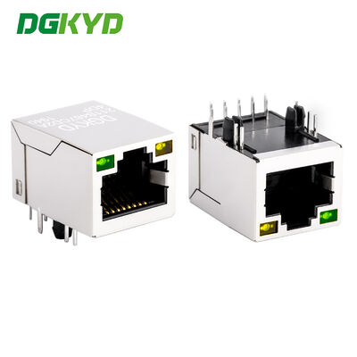 Conector RJ45 de Grado Industrial de 100Mbps con Filtro de Tira de Luz y Transformador