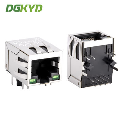 Conector femenino RJ45 con un solo puerto con conector de aislamiento interno RJ45