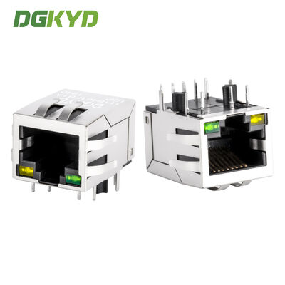 POE + PCB montaje RJ45 conector Ethernet con conector Ethernet RJ45 magnético